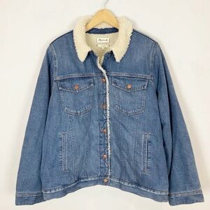 Madewell Sherpa Jean Jacket